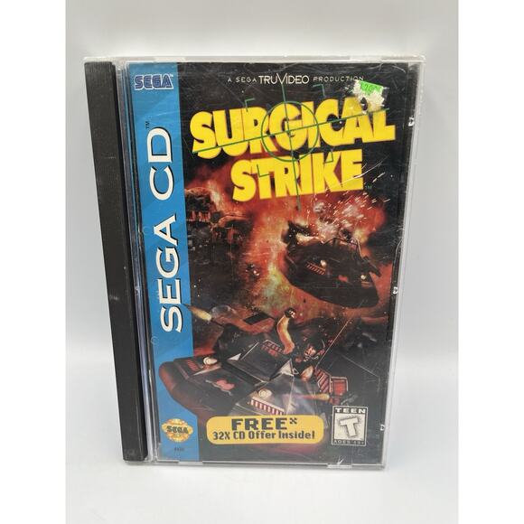 Surgical Strike - Sega CD - Complete in Box CIB